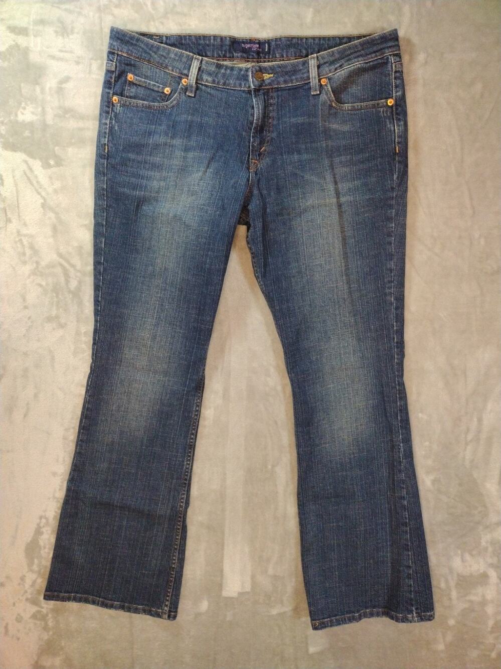 Vtg Levis 518 Superlow Jeans Womens 17M (37×31) Bootcut Med Wash Western Rodeo